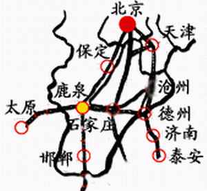 天下奇寨抱犢寨路線圖